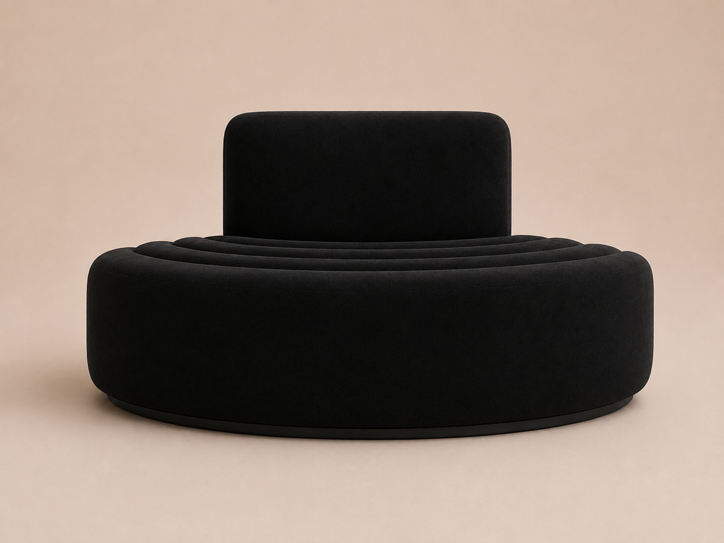 Sillón Curve Out Negro
