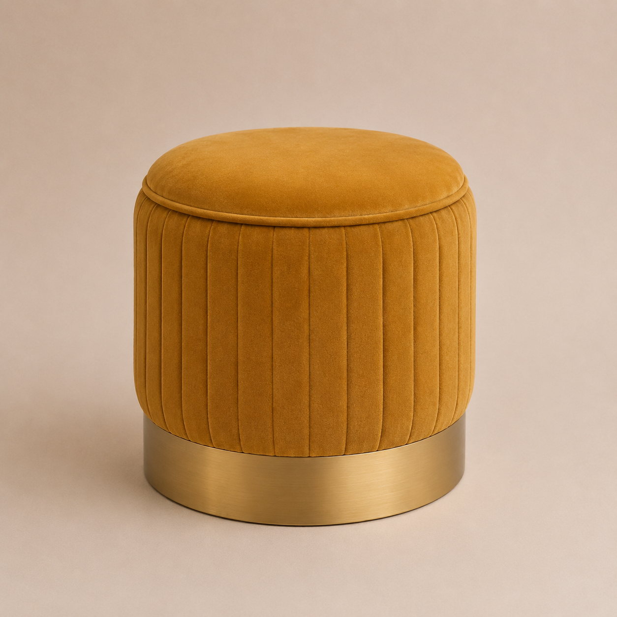 Pouf París Mostaza