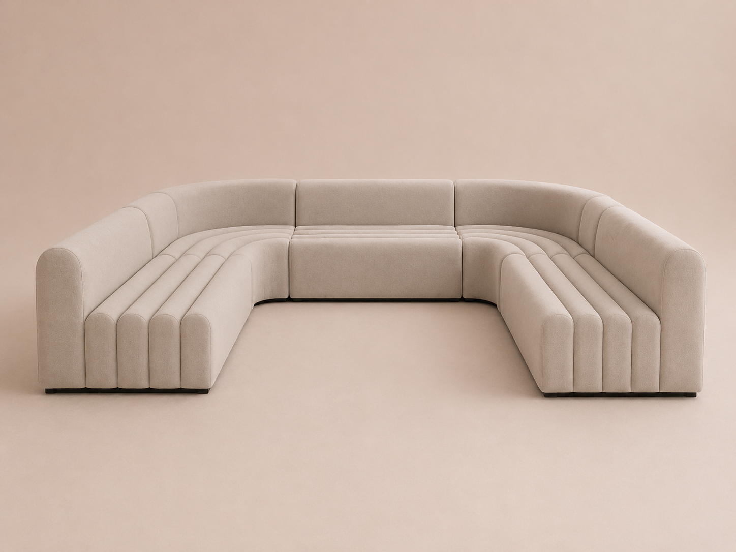 Sillón Curve U Gris