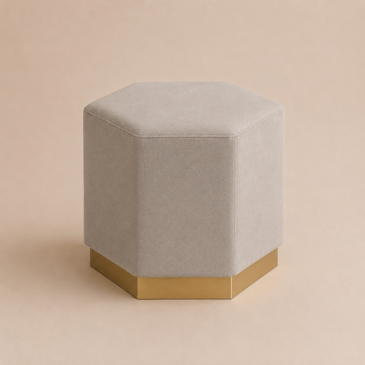 Pouf Geométrico Gris