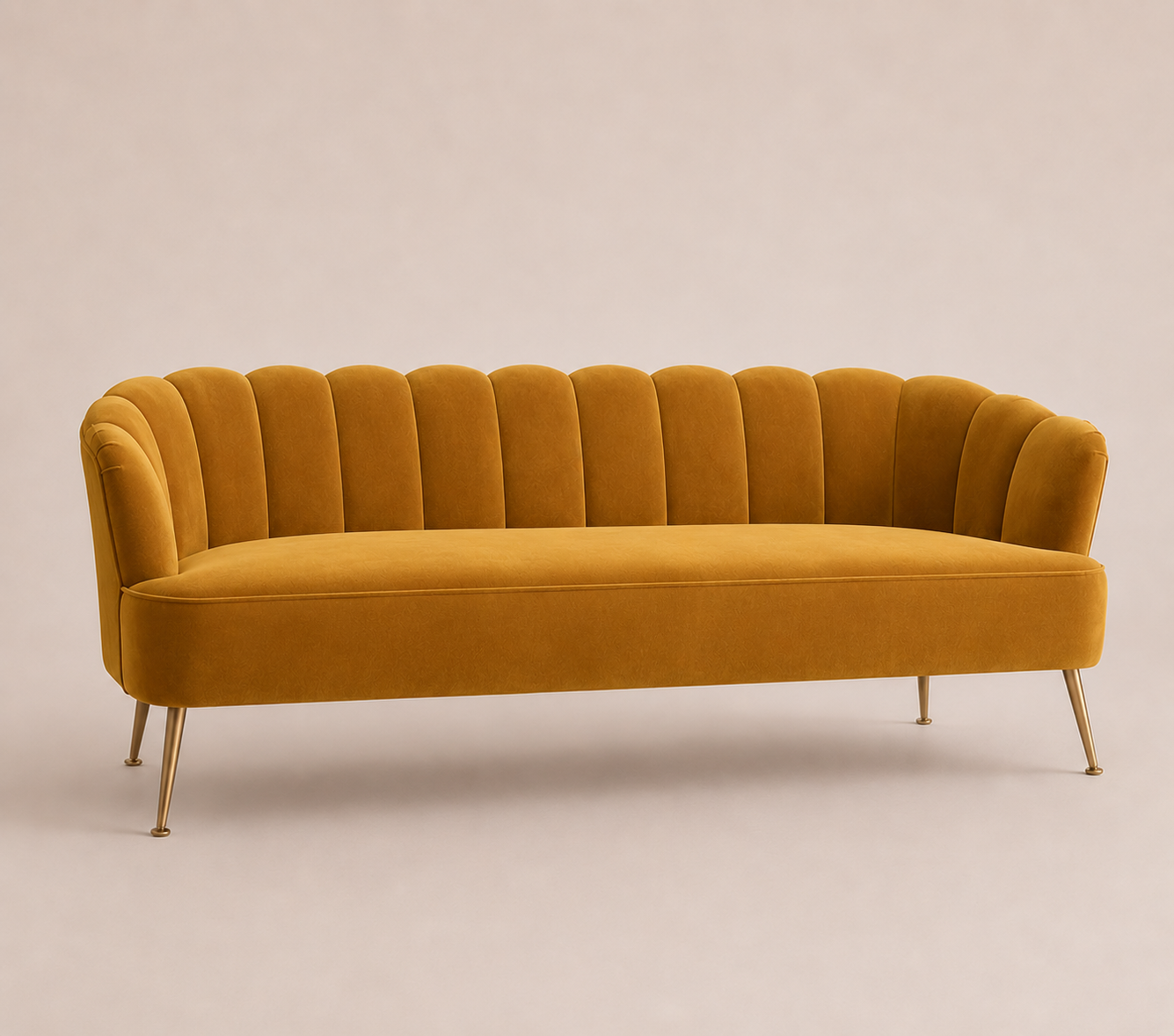 Sillón Trébol Mostaza