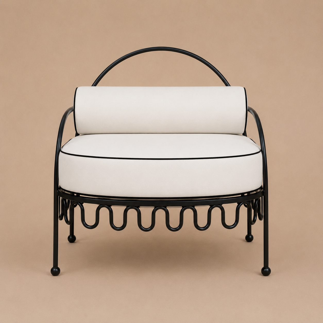 Sillón Claude Blanco Individual