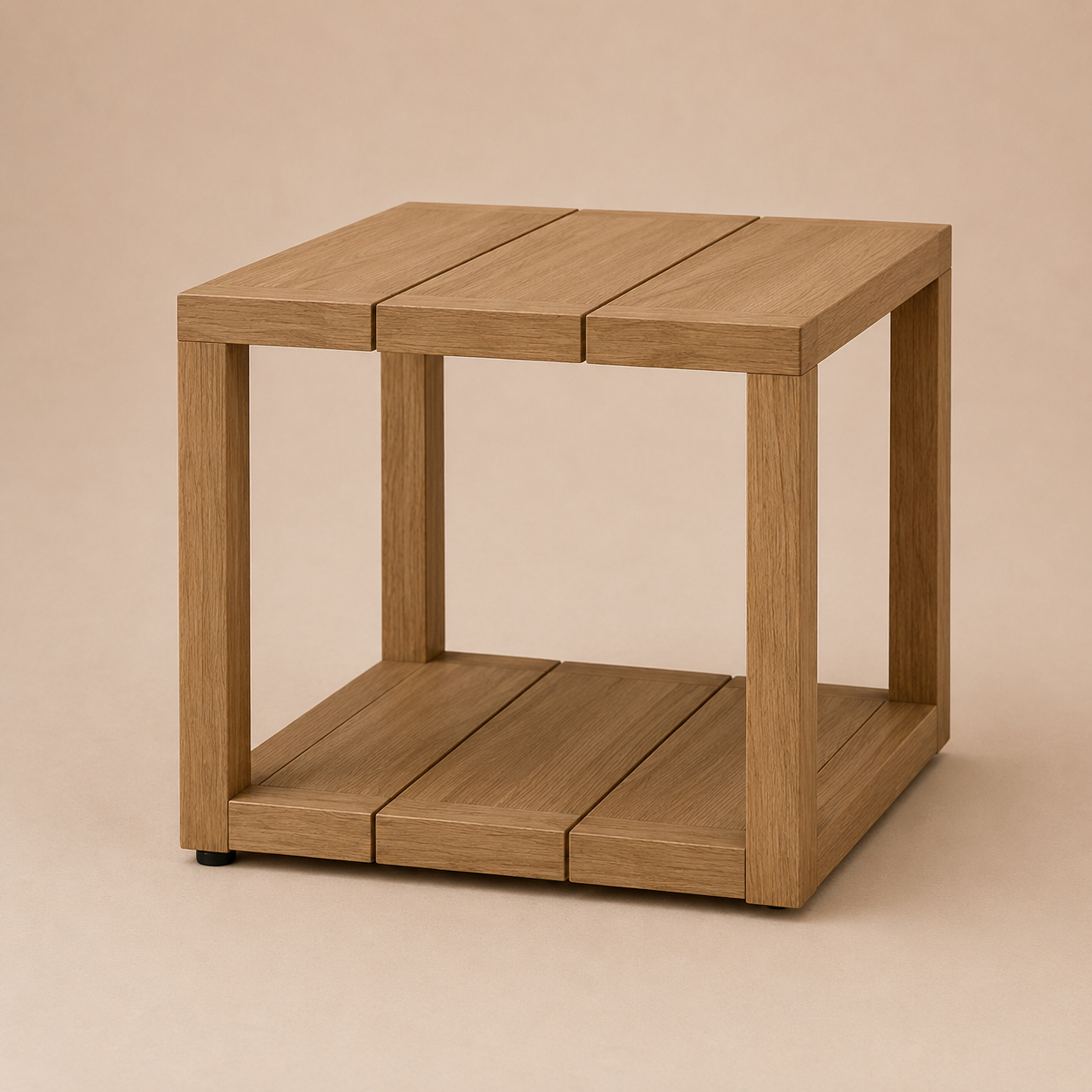 Mesa de Apoyo Cuadrada Roble